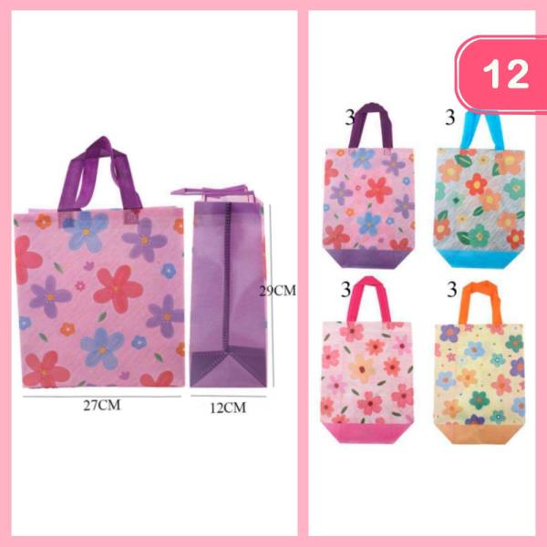 FLOWER  REUSABLE BAG (12 UNITS)