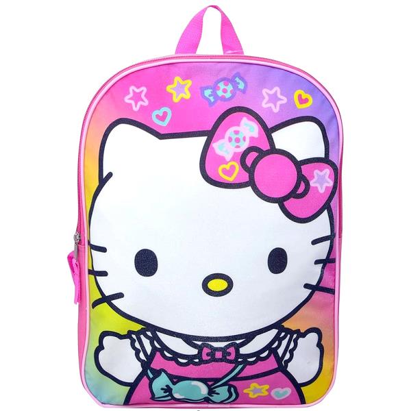 HELLO KITTY BACKPACK WITH PLAIN FRONT