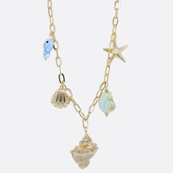 SEASHELL STATION NECKLACE