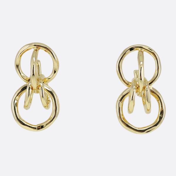 CIRCLE LINK METAL EARRING