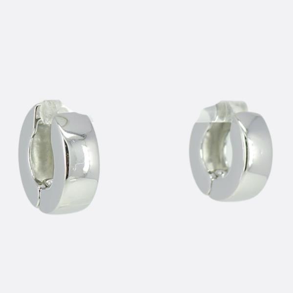 METAL HUGGIE EARRING