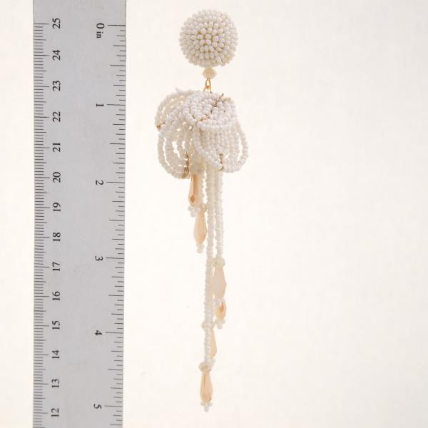 SEED BEAD DANGLE EARRING