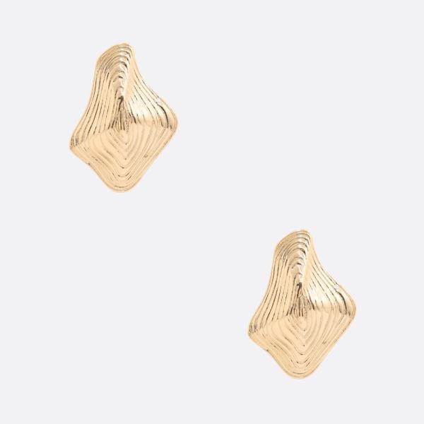 ORGANIC SHAPE METAL EARRING