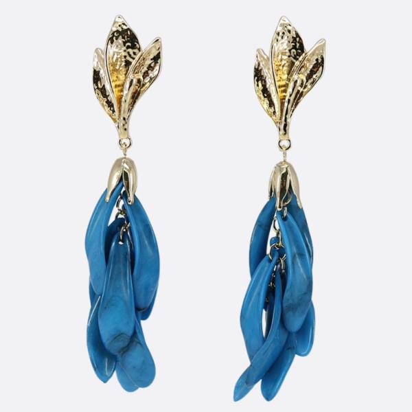BEADED DANGLE EARRING