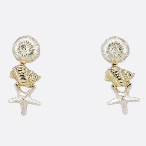 SEA LIFE METAL EARRING