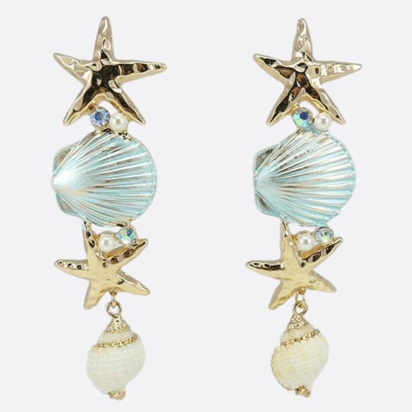 STARFISH SEA LIFE DANGLE EARRING