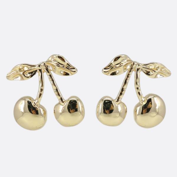 CHERRY METAL EARRING