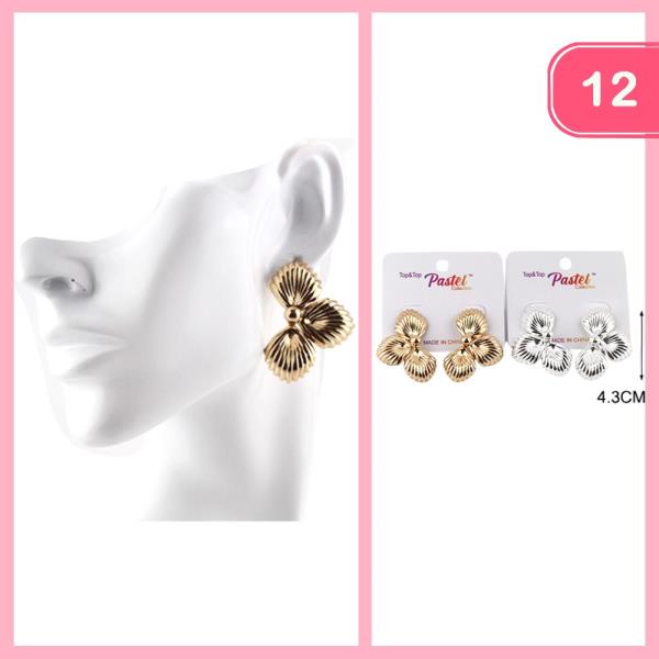 FLOWER EARRING (12 UNITS)