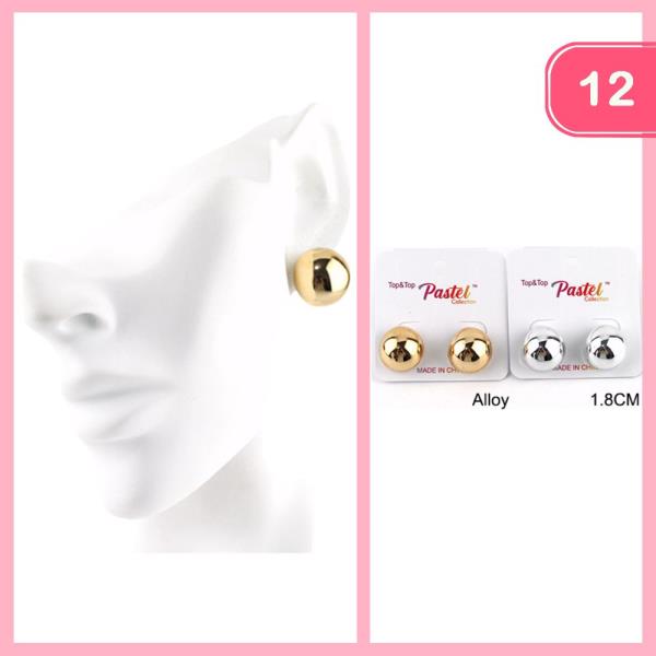 POST EARRINGS (12 UNITS )