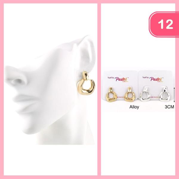 POST DANGLE EARRING (12 UNITS)