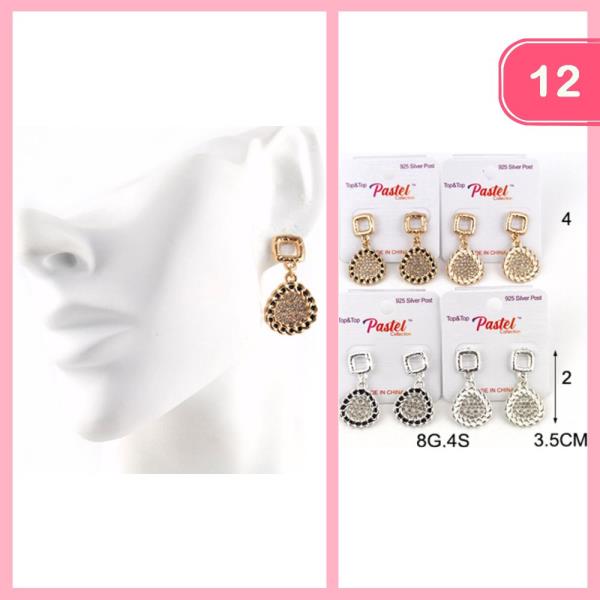DROP DANGLE EARRING (12 UNITS)