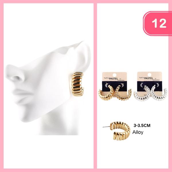 HOOP EARRING (12 UNITS)