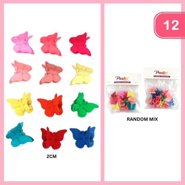 MINI HAIR CLAW CLIP (12 UNITS)