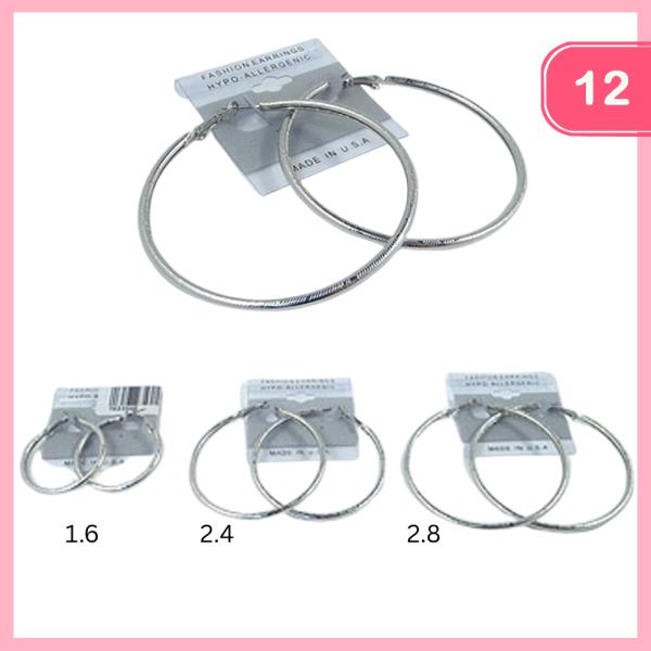 HOOP EARRING (12 UNITS)