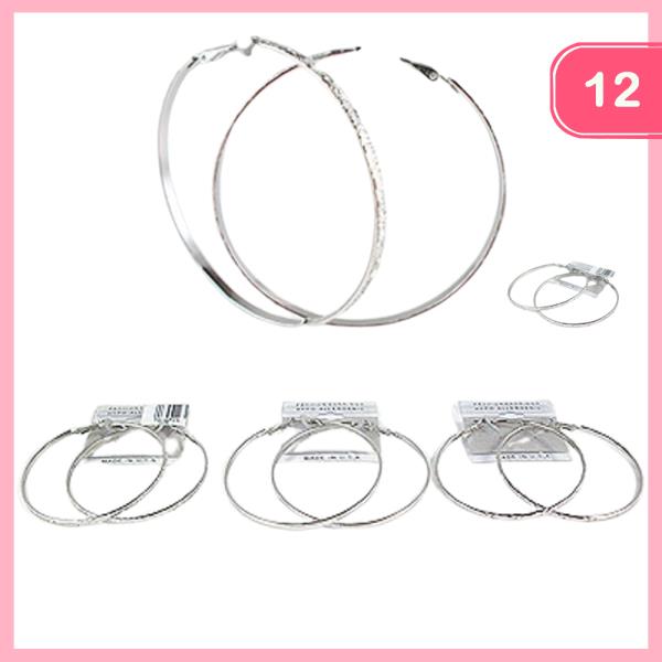 HOOP EARRING (12 UNITS)