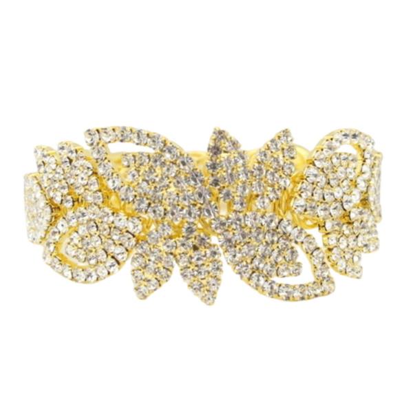 FLOWER RHINESTONE BRACELET