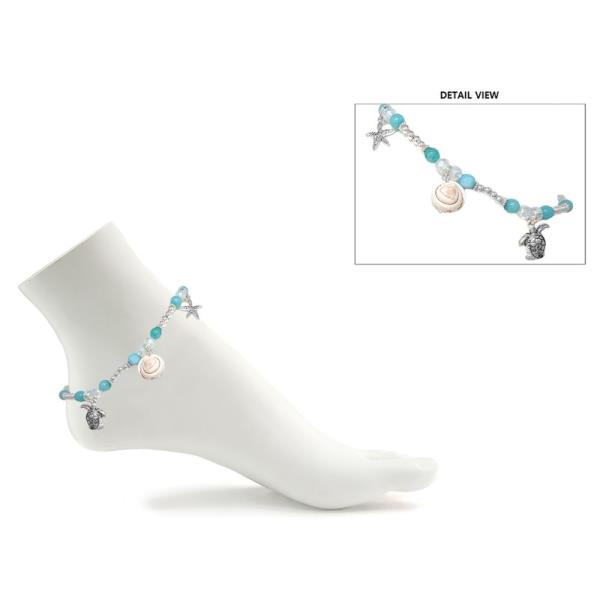 SEA LIFE CHARM ANKLET