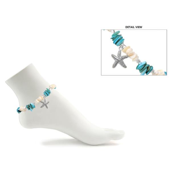 STARFISH CHARM ANKLET