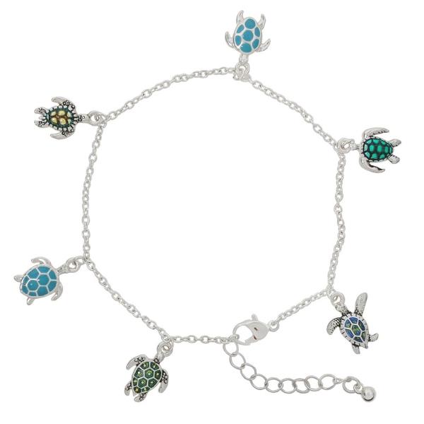 SEA TURTLE CHARM STATION ANKLET
