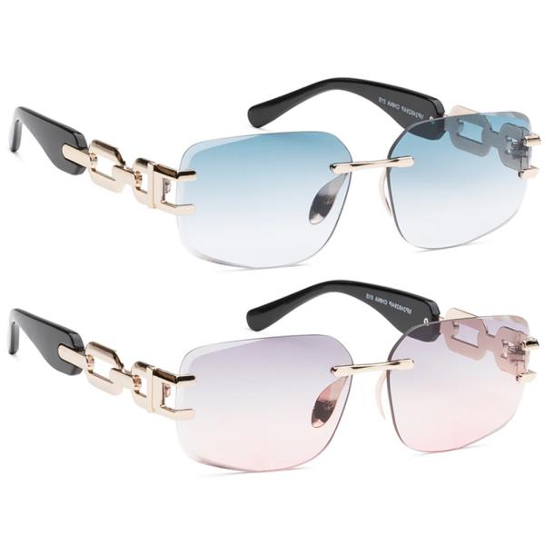 ROUNDED SQUARE LINK SUNGLASSES 1DZ
