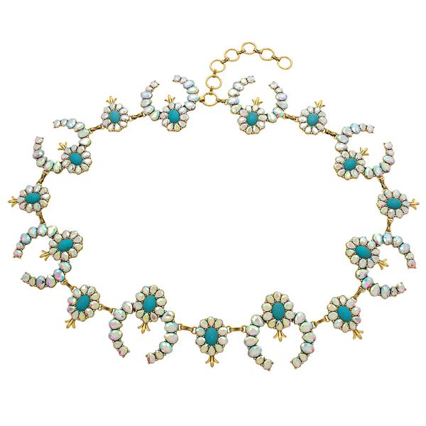 CRYSTAL FASHION METAL BELT LXL SIZE