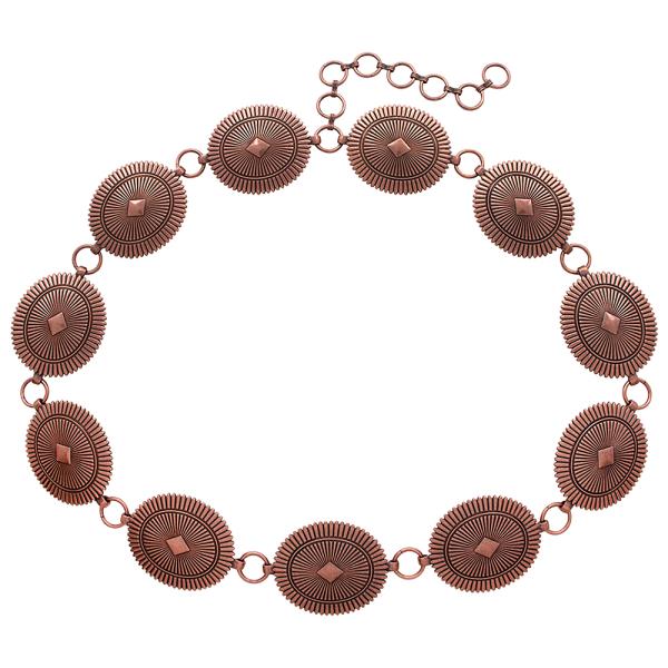 WESTERN STYLE METAL CHAIN BELT LXL SIZE