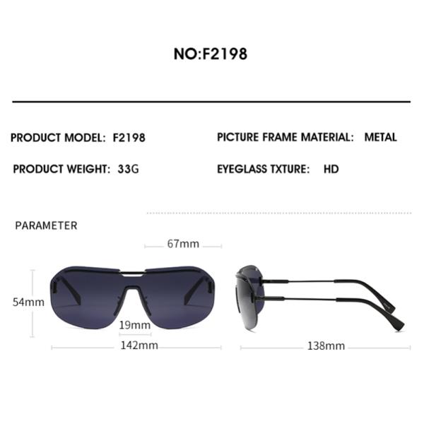 MODERN ROUND SQUARE SUNGLASSES 1DZ