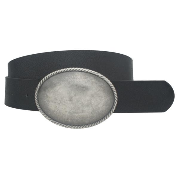 PLUS IRREGULAR ORGANIC SQUARE BUCKLE BELT