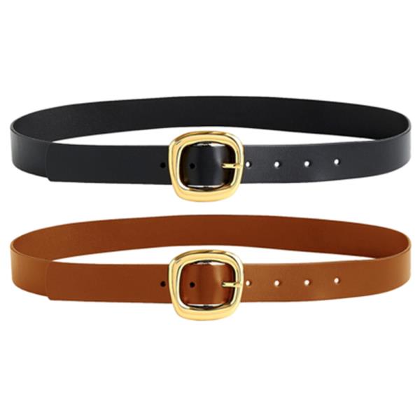 IRREGULAR ORGNAIC SQUARE BUCKLE BELT