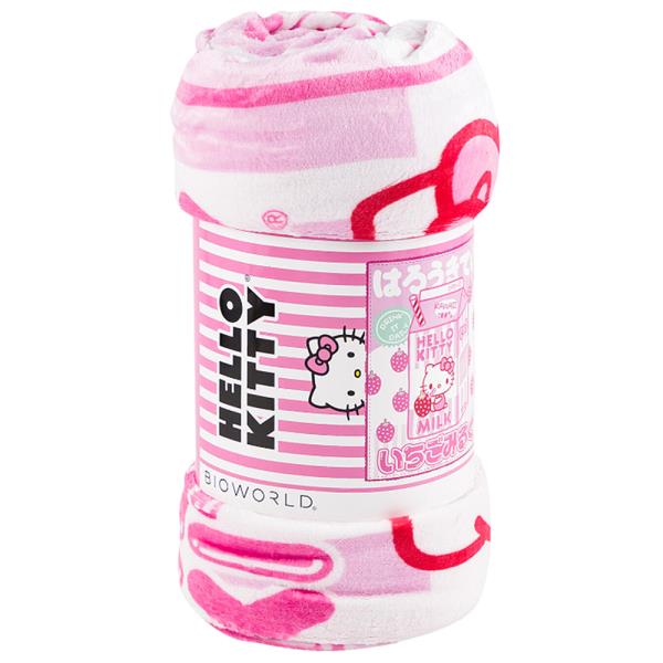 HELLO KITTY STRAW THROW