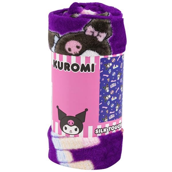 HELLO KITTY AND FRIENDS NEON KUROMI THROW