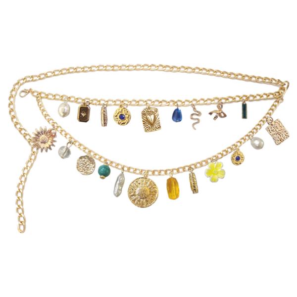 CHASING LUCK CHARM LAYER BELT.