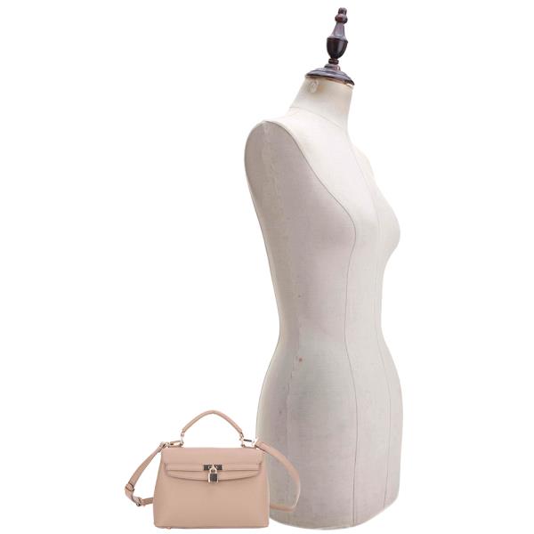 MODERN KEYLOCK DESIGN HANDLE SATCHEL BAG