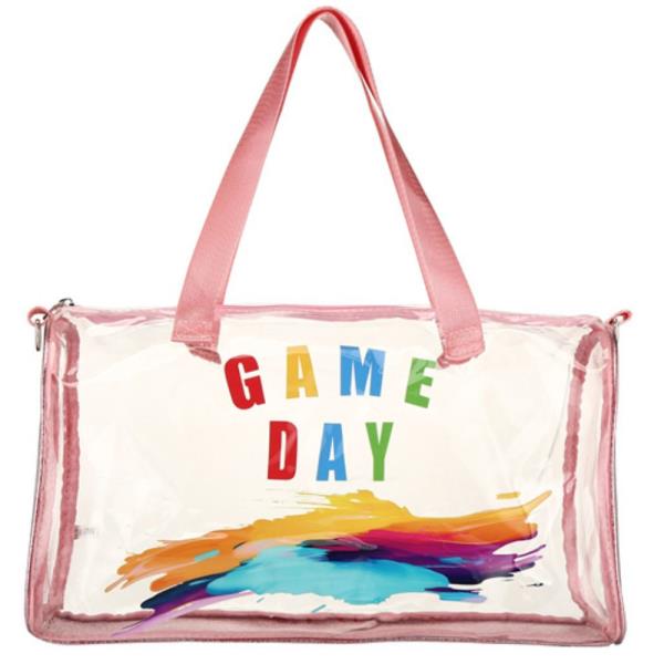 GAME DAY CLEAR TOTE CROSSBODY BAG