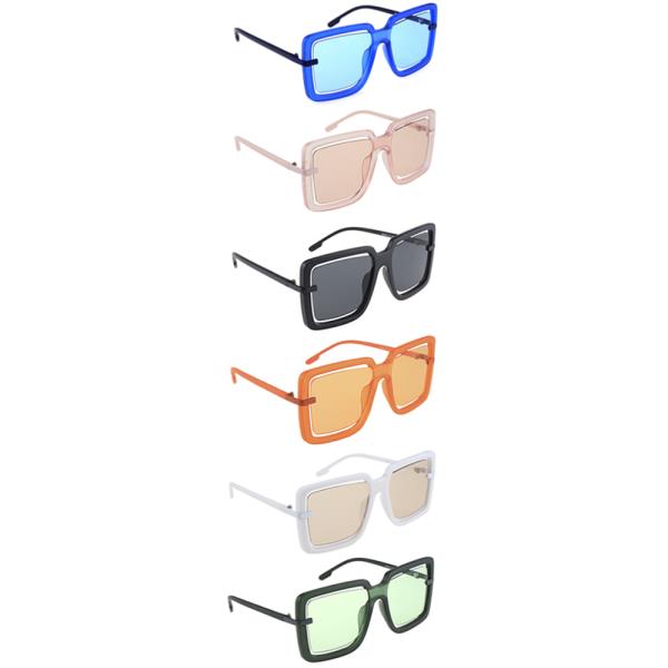 CHIC SQUARE SUNGLASSES 1DZ