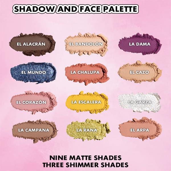 BEAUTY CREATIONS LOTERIA DON CLEMENTE SHADOW AND FACE PALETTE