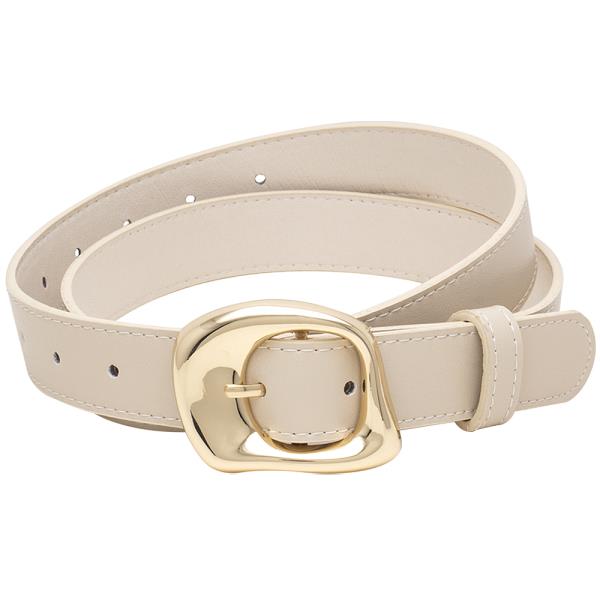 MODERN SHAPED SMOOTH BUCKLE BELT