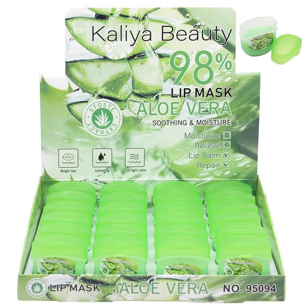 KALIYA BEAUTY LIP MASK ALOE VERA (24 UNITS)