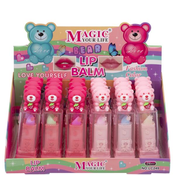 MAGIC YOUR LIFE BEAR LIP BALM (24 UNITS)