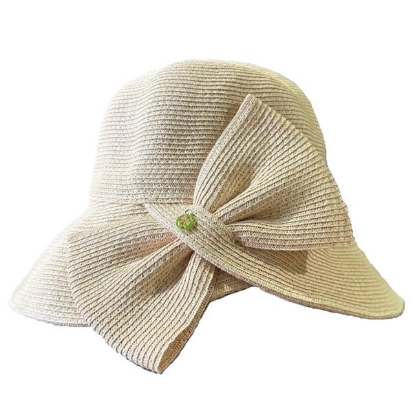 BACK SIDE RIBBON STRAW BUCKET SUN HAT