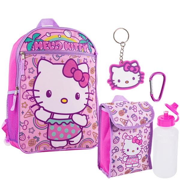 HELLO KITTY 5PC BACKPACK SET