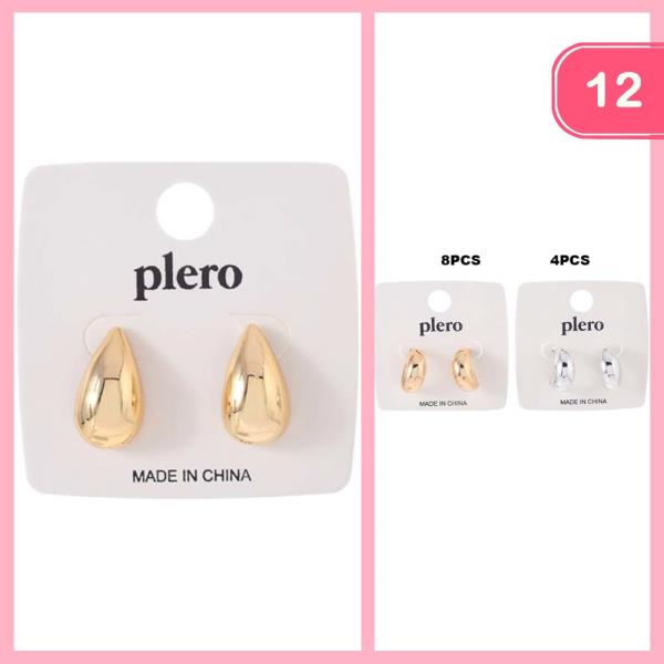 TEARDROP EARRING (12 UNITS)