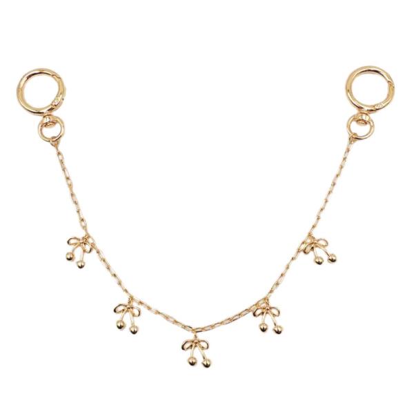 CHERRY CHARM METAL BAG CHARM