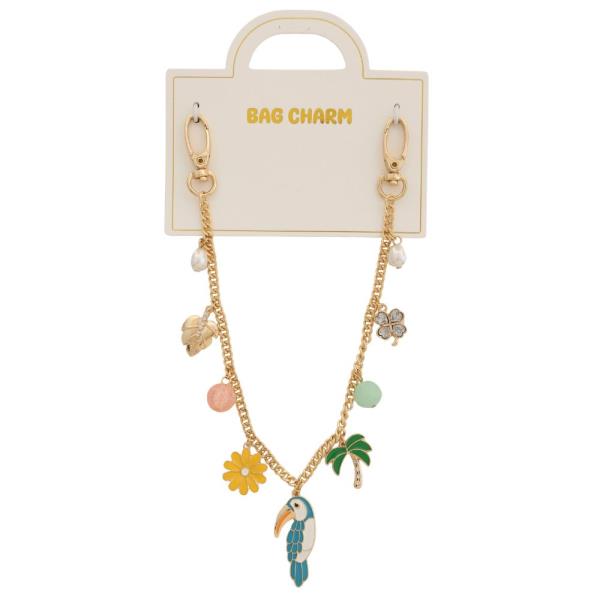 BIRD MULTI CHARM BAG CHARM