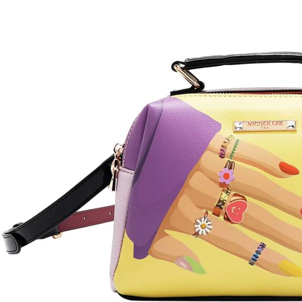 NICOLE LEE NAIL POLISH 3 PIECE SET (HANDBAG, CROSSBODY, WALLET)