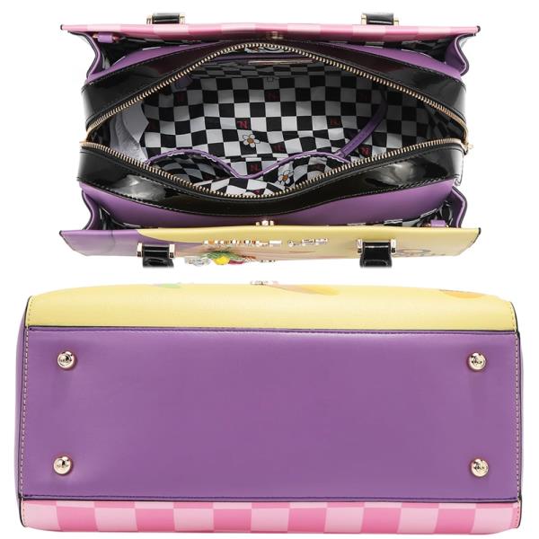 NICOLE LEE NAIL POLISH SATCHEL BAG