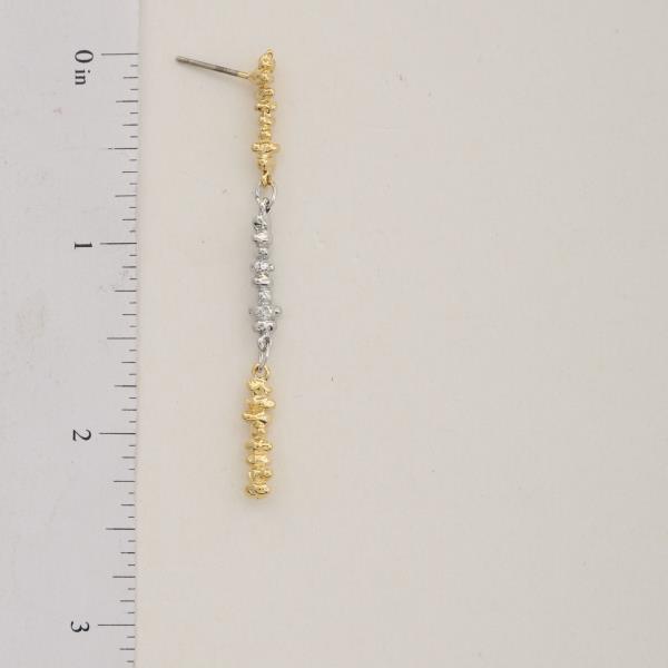 SODAJO TWO TONE GOLD DIPPED EARRING