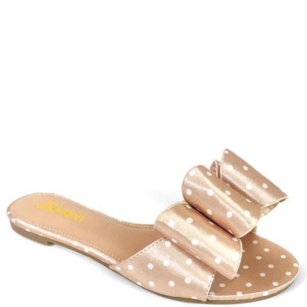 SATIN SLIDE W BIG BOW 12 PAIRS
