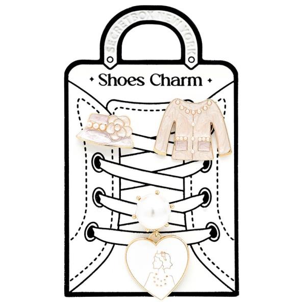 HAT HEART ASSORTED SHOE CHARM