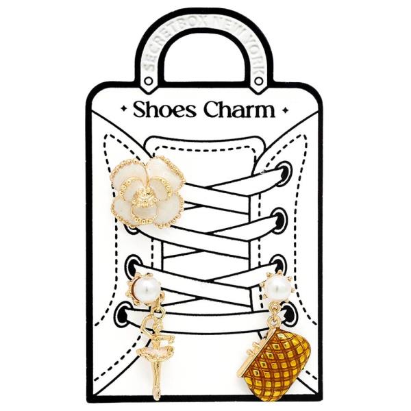 ROSE BALLERINA ASSORTED SHOE CHARM